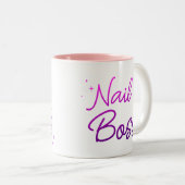 Nail Artist Zweifarbige Tasse (VorderseiteRechts)