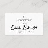 Nail Beauty Salon Visitenkarte (Rückseite)