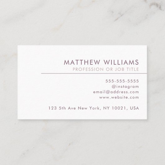 Nail Beruflich QR Code Logo Modern Visitenkarte (Rückseite)