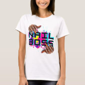 "Nail Boss" Bold Beauty Tech T-Shirt (Vorderseite)