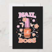 Nail Boss Einladung (Vorderseite)