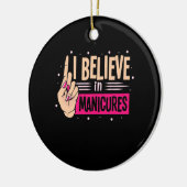 Nail Boss glaubt an Maniküre Keramik Ornament (Links)