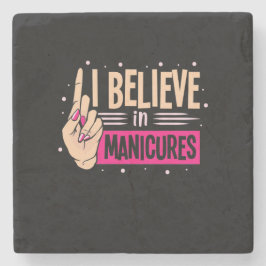 Nail Boss glaubt an Maniküre Steinuntersetzer