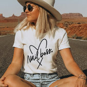 Nail Boss Tech Shirt Nail Tech Geschenk