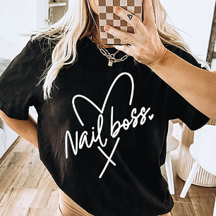 Nail Boss Tech Shirt Nail Tech Geschenk