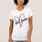 Nail Boss Tech Shirt Nail Tech Geschenk (Vorderseite)