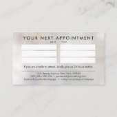 Nail Colors Splash on pearl Business Card Visitenkarte (Rückseite)