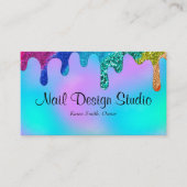 Nail Design Business Cards Visitenkarte (Vorderseite)