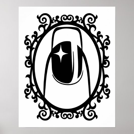 Nail Design ist eine Kunstform Poster (Vorne)