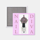 Nail Diva Magnet (Vorderseite/Rückseite)