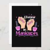 Nail Hustler glaubt an Maniküre Einladung (Vorne/Hinten)