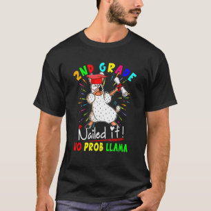 Nail It No Prob Llama Dabbing Llama Gr T-Shirt