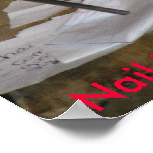 Nail it to Cross Poster (Ecke)