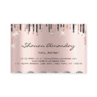 Nail Lashes Schwarze Tropfen 6 Punches Logo Rose