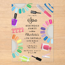 Nail Manicure Pedicure Mani Pedi Girl Spa Birthday