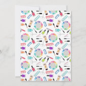 Nail Manicure Pedicure Mani Pedi Girl Spa Birthday Einladung (Rückseite)