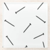 Nail Pattern Glasuntersetzer (Vorderseite)