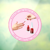 Nail Pedicure Salon Walk Ins Willkommen Fensteraufkleber (Blatt 3)