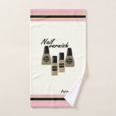 Nail Polish Badhandtuch Set (Handtuch)
