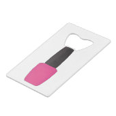 Nail Polish Bottle Geldbeutel Flaschenöffner (Vorderseite Schrägansicht)