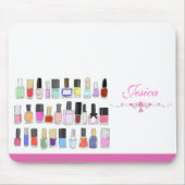 Nail polish bottles mousepad (Vorne)
