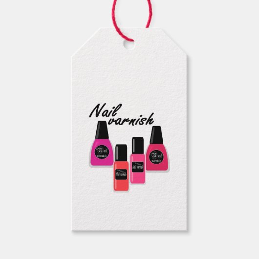 Nail Polish Geschenkanhänger (Vorderseite)