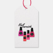 Nail Polish Geschenkanhänger (Rückseite)