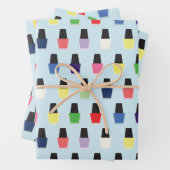 Nail Polish Geschenkpapier Set (Beispiel)