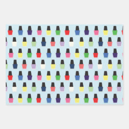 Nail Polish Geschenkpapier Set
