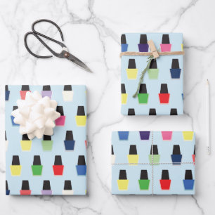 Nail Polish Geschenkpapier Set