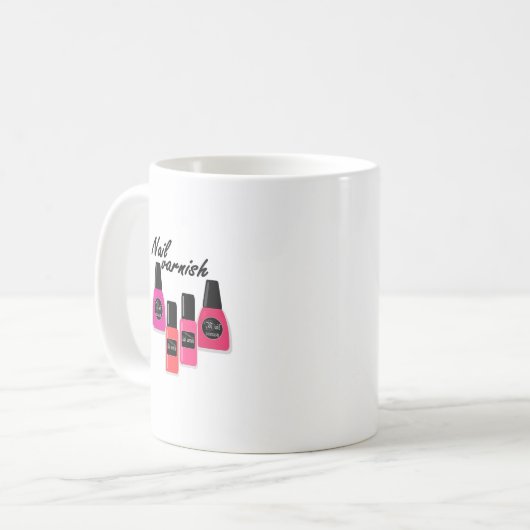 Nail Polish Kaffeetasse (Vorderseite Links)