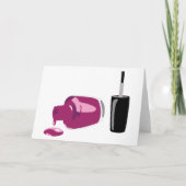 Nail Polish Karte (Vorderseite)