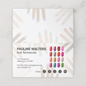 Nail Polish | Manicure Pedicure Treuekarte (Außenseite Aufgefaltet)
