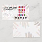Nail Polish | Manicure Pedicure Visitenkarte (Vorne/Hinten)