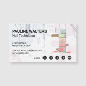 Nail Polish | Maniküre Magnetkarte (Vorderseite)