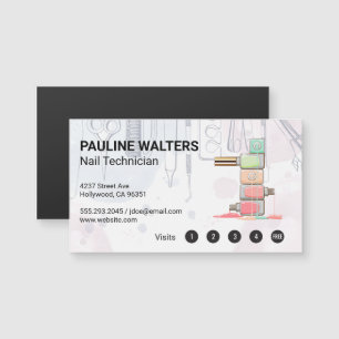 Nail Polish   Maniküre Magnetkarte