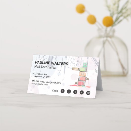 Nail Polish | Maniküre Treuekarte (Vorderseite)