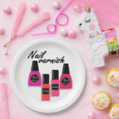 Nail Polish Pappteller (Party)