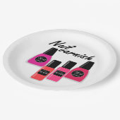 Nail Polish Pappteller (Schrägansicht)