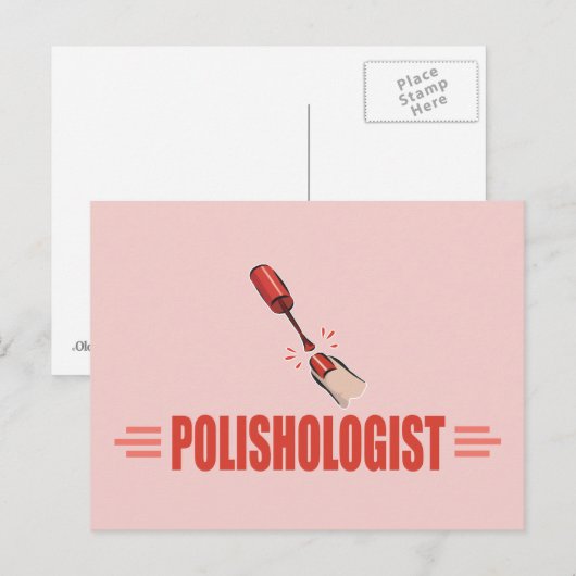 Nail Polish Postkarte (Vorne/Hinten)