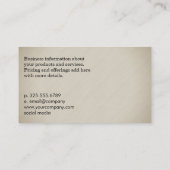 Nail Polish Visitenkarte (Rückseite)