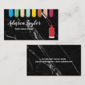 Nail Polnisch | Farbige Nägel Visitenkarte (Vorne/Hinten)