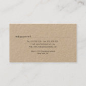 Nail Polnisch Frauen Beauticiel Salon Ernennung Terminkarte (Rückseite)