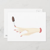 Nail Polnisch Postkarte (Vorne/Hinten)