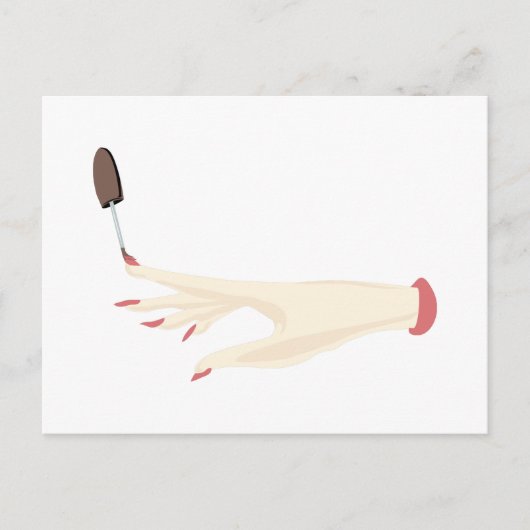 Nail Polnisch Postkarte (Vorderseite)