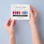 Nail Polnisch Set Nagelsalon Flyer (Gruppe)