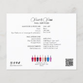 Nail Polnisch Set Nagelsalon Flyer (Hinten)