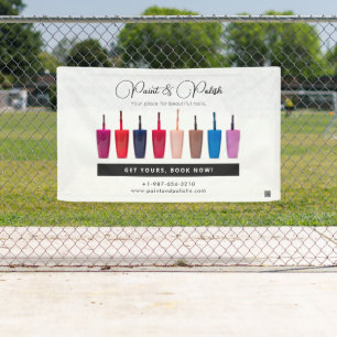 Nail Polnisch Set Nail Salon Banner