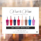 Nail Polnisch Set Nail Salon Fensteraufkleber (Blatt 2)