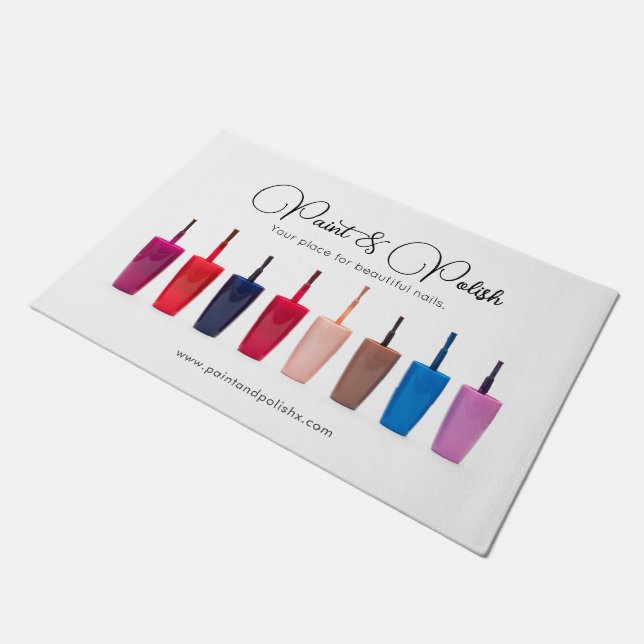 Nail Polnisch Set Nail Salon Fußmatte (Schrägansicht)